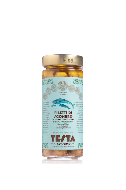 Testa Wild Sicilian Sgombro product packaging