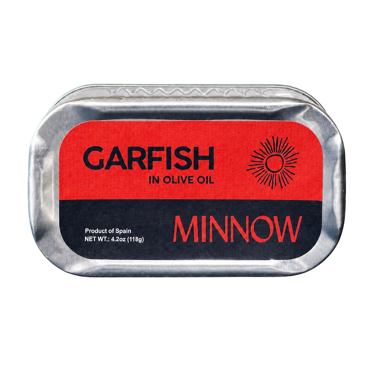 Minnow Garfish product packaging