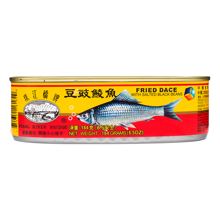 Pearl River Bridge Fried Dace with Salted Black Beans product packaging