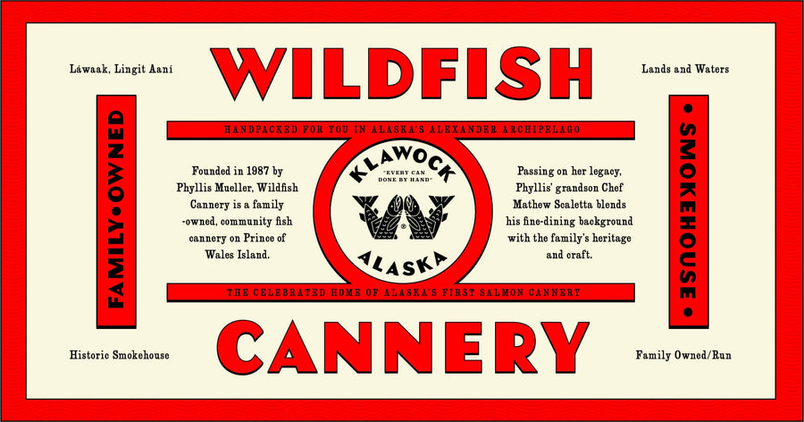 Wildfish Cannery Smoked Salmon product packaging