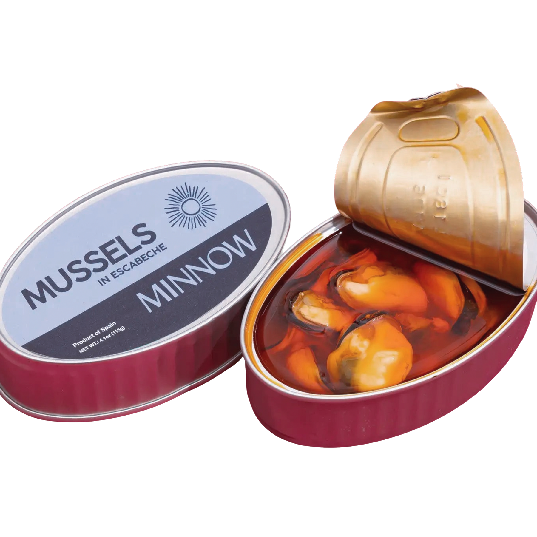 Minnow Mussels product packaging